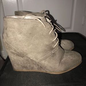 jcpenney wedge booties